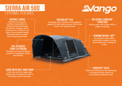 Vango Sierra Air 500 Tent 2025