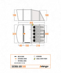 Vango Sierra Air 500 Tent 2025