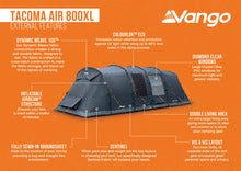 Vango Tacoma Air 800XL Tent - 2025