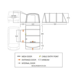 Vango Galli CC II Air Mid Drive Away Awning