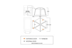 Vango HexAway Pro Air tall Drive Away Awning