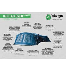 Vango Tahiti 850XL Airbeam Tent 2023