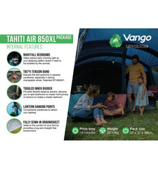 Vango Tahiti 850XL Airbeam Tent 2023