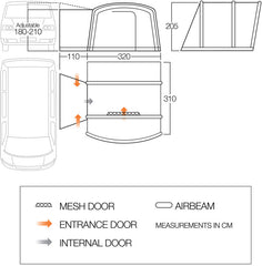 Vango Cove III Low Air Drive Away Awning