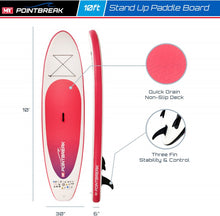 M.Y 10ft  Inflatable Paddle Board Package -Pink