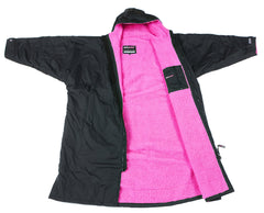 Dryrobe Advance Long Sleeve BLACK PINK - RECYCLED