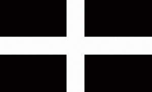 Cornwall St Piran Flag 5ft by 3ft, windsocks