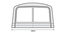 Outdoor Revolution Airedale 6S /6SE Front Porch Extension