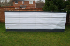 Blue Diamond 7 Pole Grey Windbreak