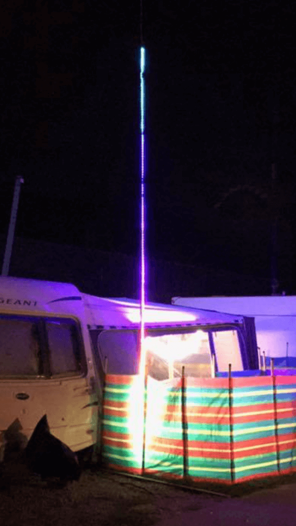 5M Flag Pole Pre Set Digital Led Dream Lights Strip flag pole lights