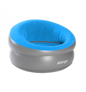 Vango Inflatable Donut Flocked Chair blue