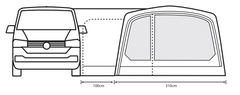 Outdoor Revolution Movelite T3E Low Drive Away Awning