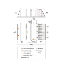 Vango Rome II 650XL Airbeam Tent - With Free Footprint