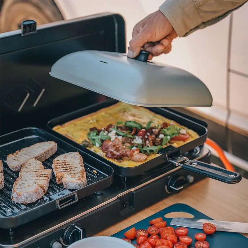 Cadac Plancha Da Campeggio 2 Fuochi – Griglia Portatile Per Cucinare All'Aperto