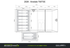 Outdoor Revolution Airedale 7TSE Tent Package Free Footprint and Annexe Inner