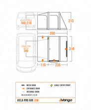 Vango Kela Pro II Air Low Drive Away Awning