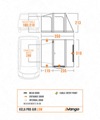 Vango Kela Pro II Air Low Drive Away Awning