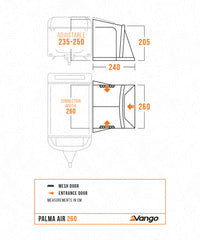 Vango Palma Air 260 Caravan Awning