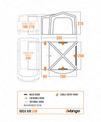 Vango Roca Air Low Drive Away Awning