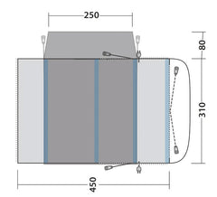 Outwell  Wolfburg 450 Air Drive Away Awning 2025