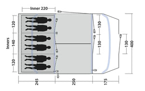 Outwell Sacramento 6 Air Tent 2026 Model
