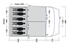 Outwell Sacramento 6 Air Tent 2026 Model