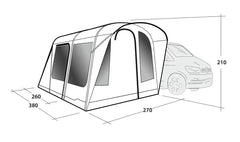 Outwell Wolfburg Air Drive Away Awning