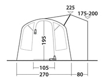 Outwell Talladega Air Drive Away Awning 2025