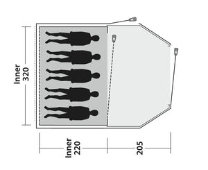 Outwell Earth 5 Plus Tent 2025