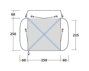 Outwell Daytona Air Drive Away Awning 2025