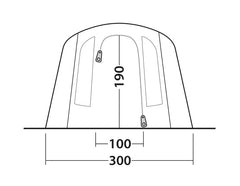 Outwell Sacramento 4 Air Tent 2026 Model