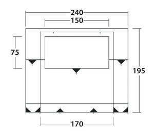 Outwell Backroads Awning Room 2025