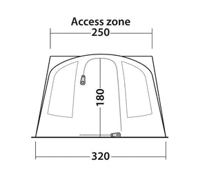 Outwell San Diego Drive Away Awning