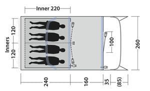 Outwell Monterey 4 Air Tent 2026