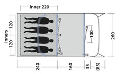 Outwell Monterey 4 Air Tent 2026
