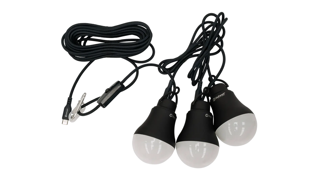 Outwell Epsilon Bulb Set | USB LED Tent Lighting | Newquay Camping
