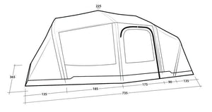 Outwell Hartford 6 Air Tent 2025