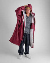 Dryrobe Advance Long Sleeve Burgundy Grey Advance Changing Robe