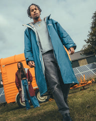 Dryrobe Advance Long Sleeve Deep Sea Blue Camo Advance Changing Robe