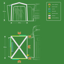 Holawild AirTek Alder Hub 3x2 Inflatable Drive Away Awning
