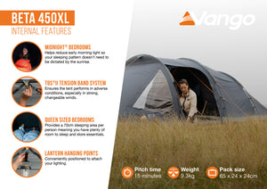 Vango Beta 450XL Tent 2025