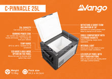 Vango C-Pinnacle 25L Compressor Cool Box