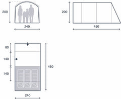 Kampa Dawlish 3 Tent 2026