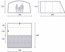 Kampa Dawlish 6 Tent & Footprint Bundle