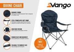 Vango Divine Chair ( Granite Grey )