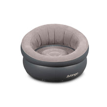 Vango Inflatable Donut Flocked Chair - Dark Grey