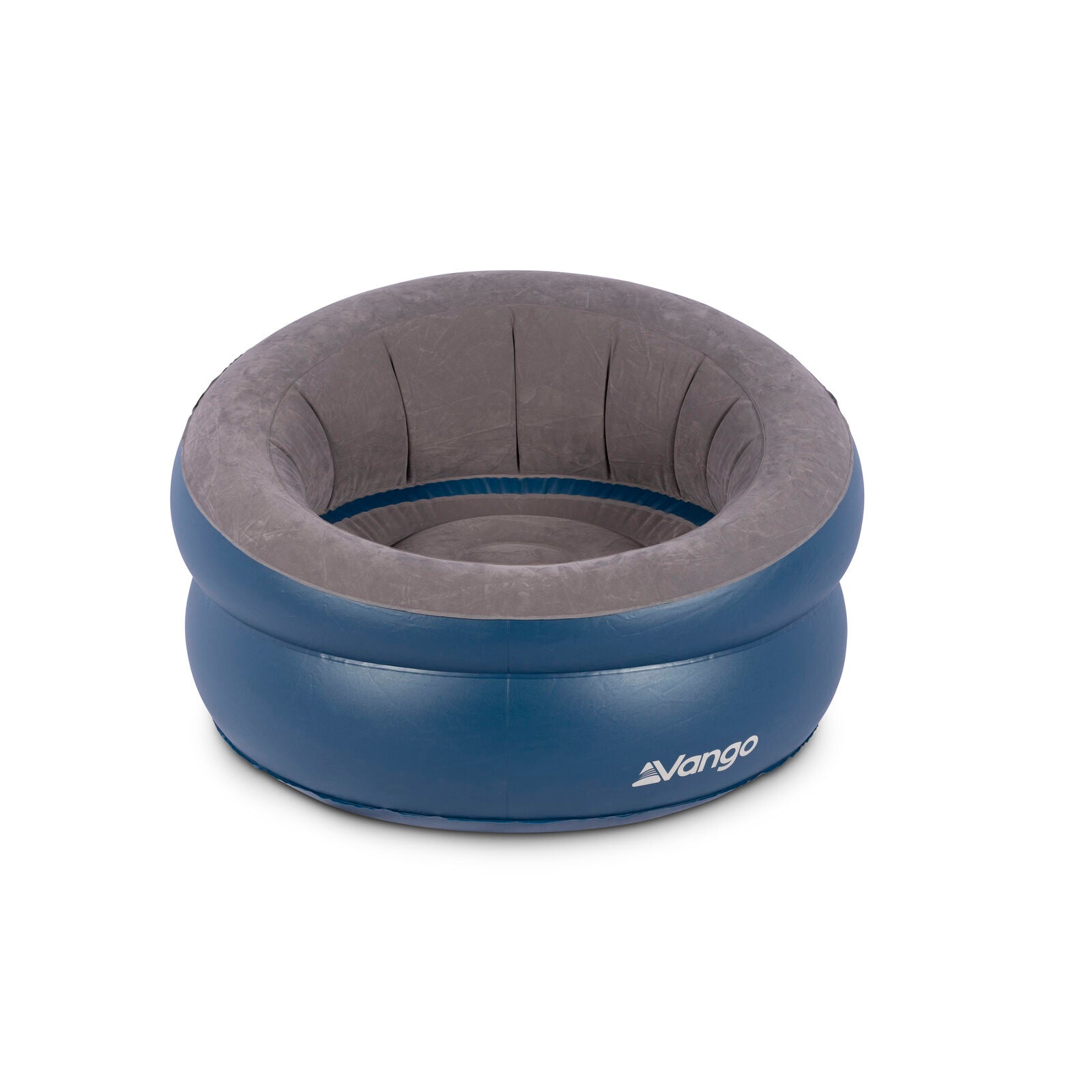 Blue Circle Inflatable Chair Vango Inflatable Donut Flocked Chair Dark Blue | Newquay Camping ...