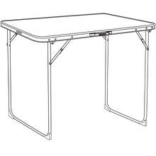 Quest Superlite Shipston Folding Table 70 x 50cm