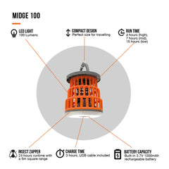 Vango Midge 100 Bug Killer and Light