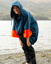 Dryrobe Full-Zip Organic Towel Robe - Deep BLUE Sea
